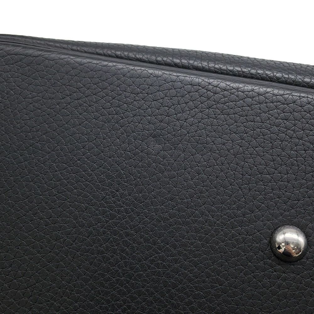 エルメス ハンドバッグ ボリード31 ブラック/シルバー金具 トリヨンクレマンス D刻印 ２wayショルダー 黒