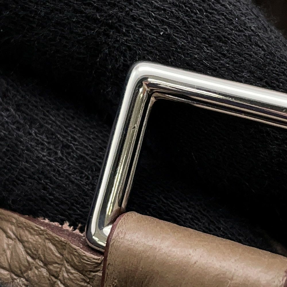 エルメス ハンドバッグ ピコタンロックMM エトゥープ/シルバー金具 トリヨンクレマンス W刻印