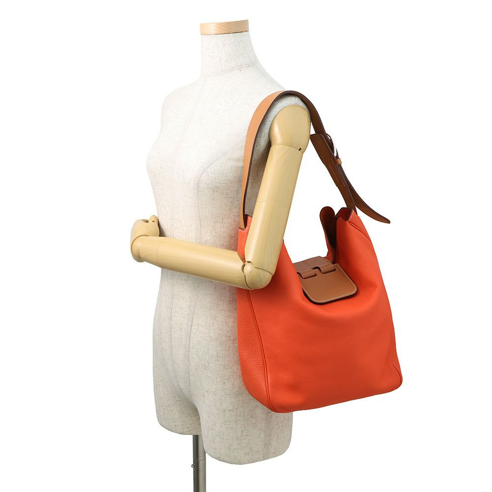 エルメス ショルダーバッグ ヴィルヴォルト24 フー/ゴールド/シルバー金具 スイフト/トリヨンクレマンス T刻印