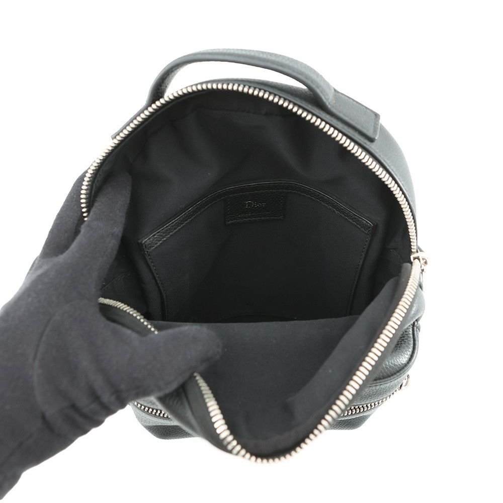 クリスチャン・ディオール ショルダーバッグ アトリエ レザー 1ATPO077XXX Christian Dior ディオールオム 黒