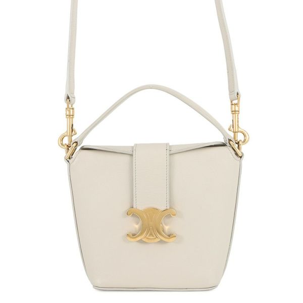 セリーヌ ハンドバッグ トリオンフ ミニバッグ バケット レザー CELINE