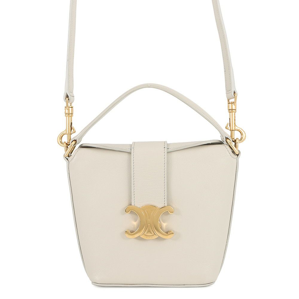 セリーヌ ハンドバッグ トリオンフ ミニバッグ バケット レザー CELINE 2wayショルダーバッグ