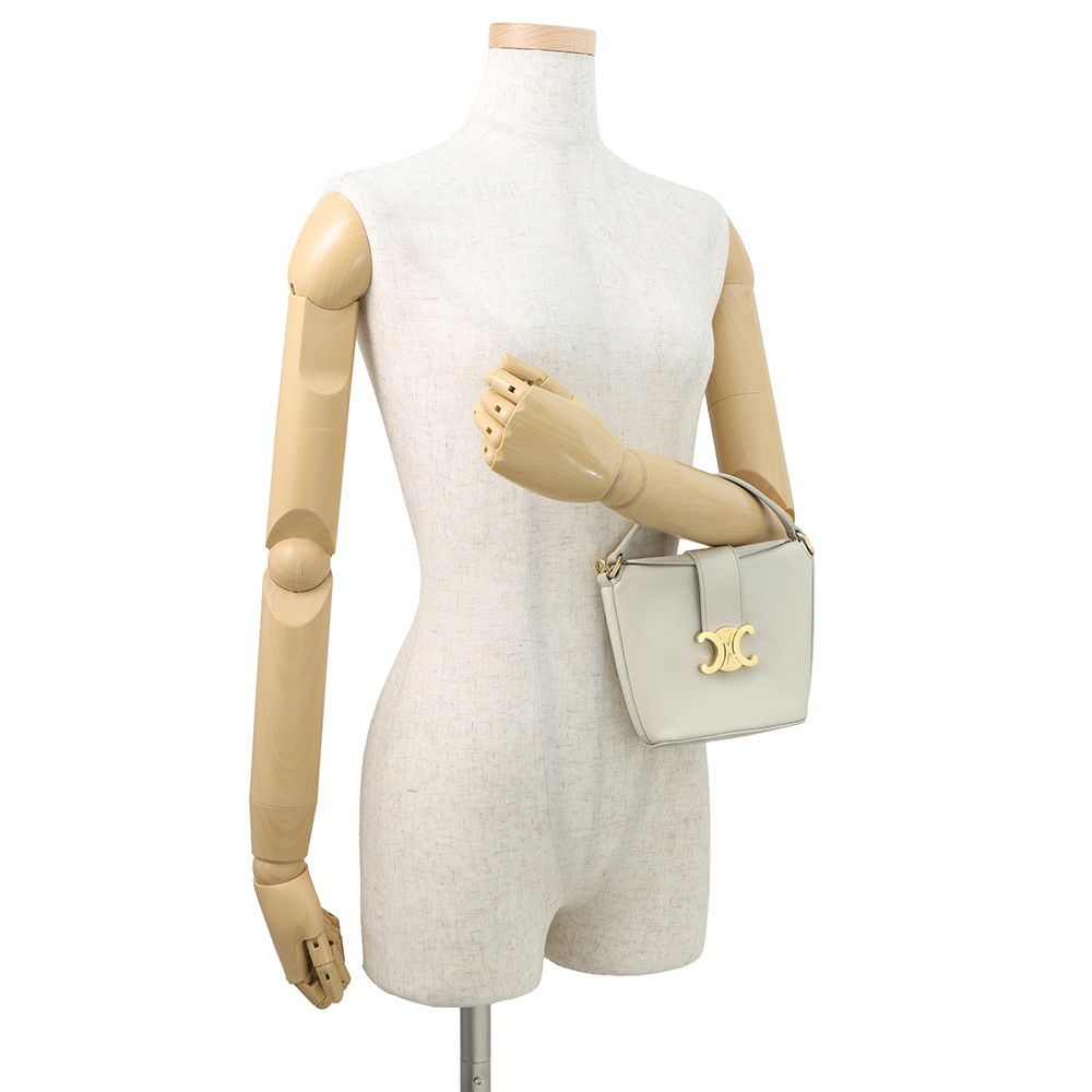 セリーヌ ハンドバッグ トリオンフ ミニバッグ バケット レザー CELINE 2wayショルダーバッグ