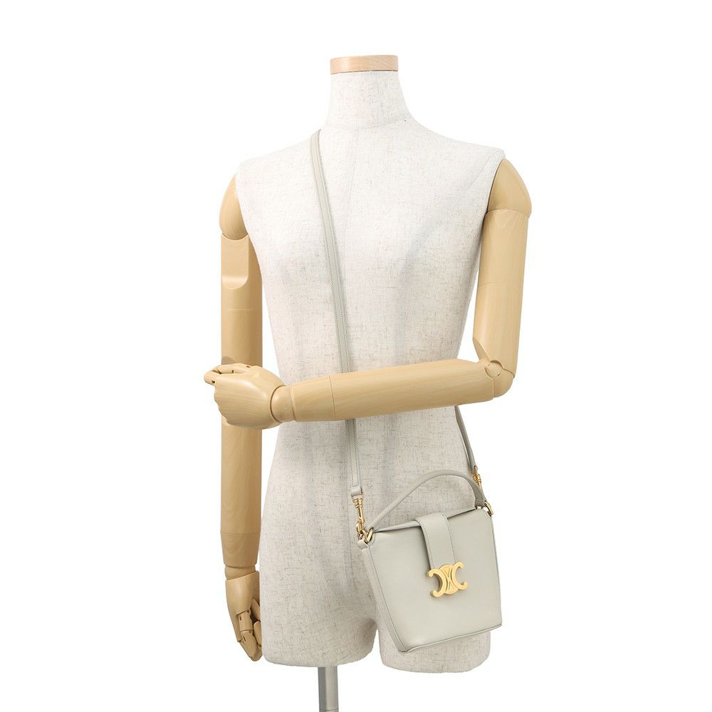 セリーヌ ハンドバッグ トリオンフ ミニバッグ バケット レザー CELINE 2wayショルダーバッグ