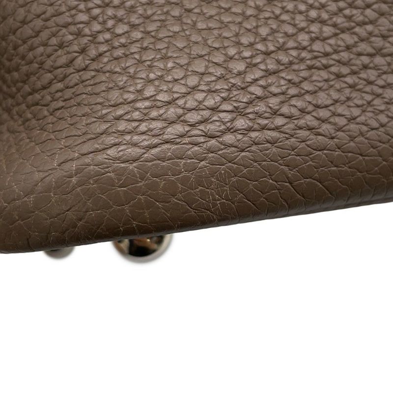 エルメス ハンドバッグ ボリード31 エトゥープ/シルバー金具 トリヨンクレマンス □I刻印 ２wayショルダー