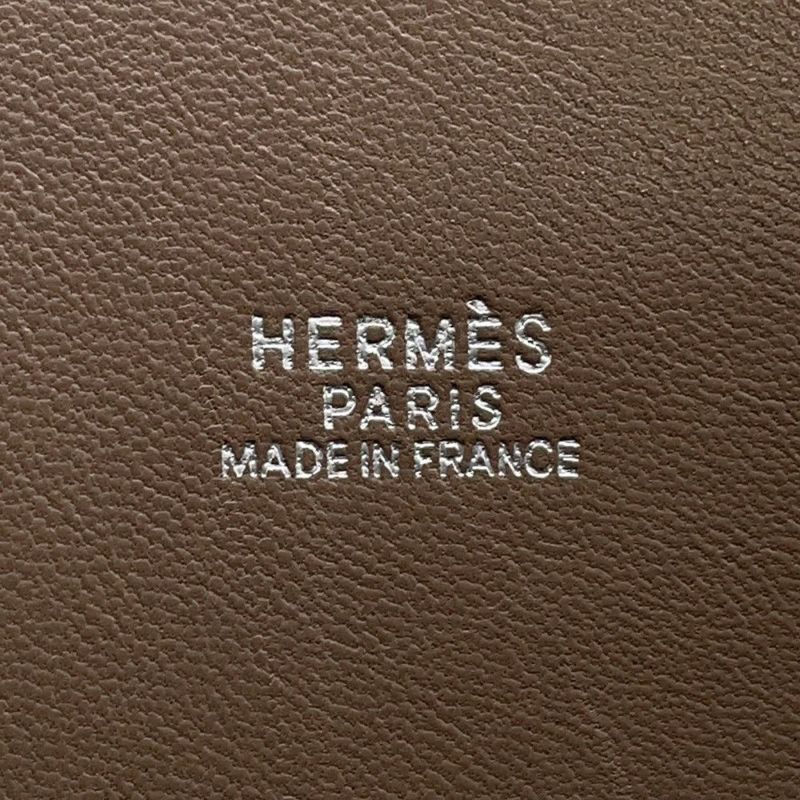 エルメス ハンドバッグ ボリード31 エトゥープ/シルバー金具 トリヨンクレマンス □I刻印 ２wayショルダー