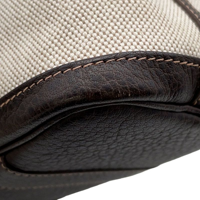 エルメス トートバッグ ガーデンパーティTTPM ナチュラル/ブラウン/シルバー金具 トワルアッシュ/ブッフル □H刻印