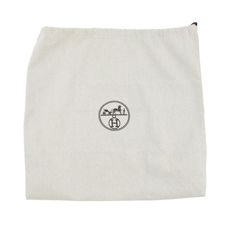 エルメス トートバッグ ガーデンパーティTTPM ナチュラル/ブラウン/シルバー金具 トワルアッシュ/ブッフル □H刻印