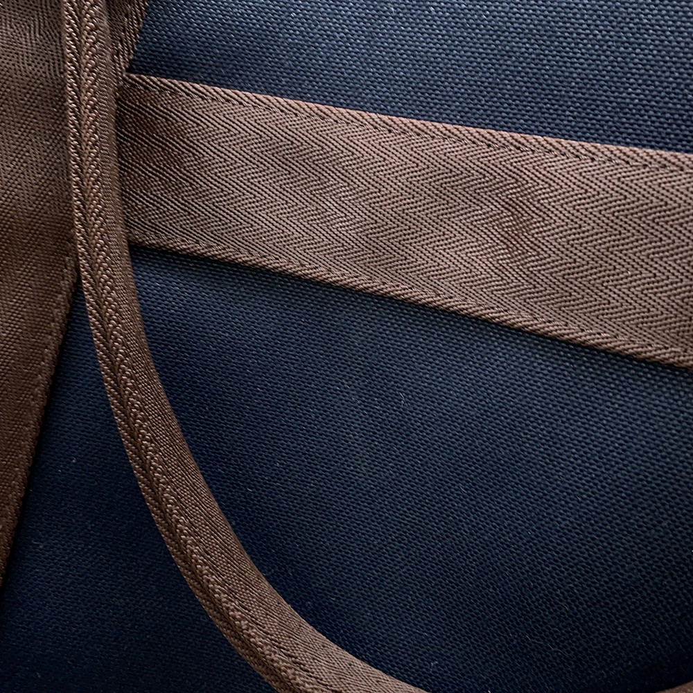エルメス サックドパンサージュ グルーム SAC DE PANSAGE GROOM ネイビー/フー C刻印 ２wayショルダー
