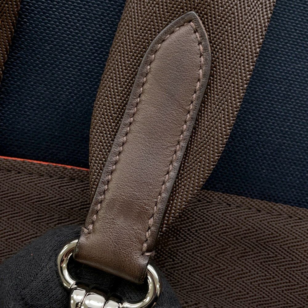 エルメス サックドパンサージュ グルーム SAC DE PANSAGE GROOM ネイビー/フー C刻印 ２wayショルダー