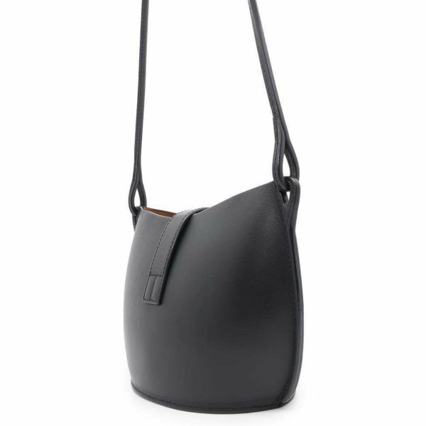 ロエベ ショルダーバッグ モールド バケット レザー A546Z49X01 LOEWE バッグ 黒