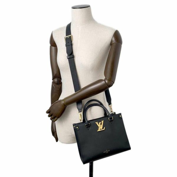 ルイヴィトン ハンドバッグ グレインカーフレザー ロック&ゴー M22311 LOUIS VUITTON 黒 ブラック 2wayバッグ