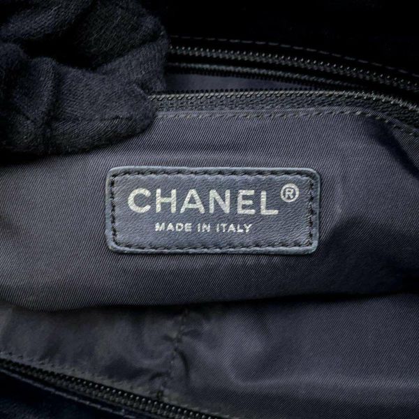 シャネル トートバッグ パリビアリッツ トートMM ミディアム マトラッセ ココチャーム A34209 CHANEL 黒