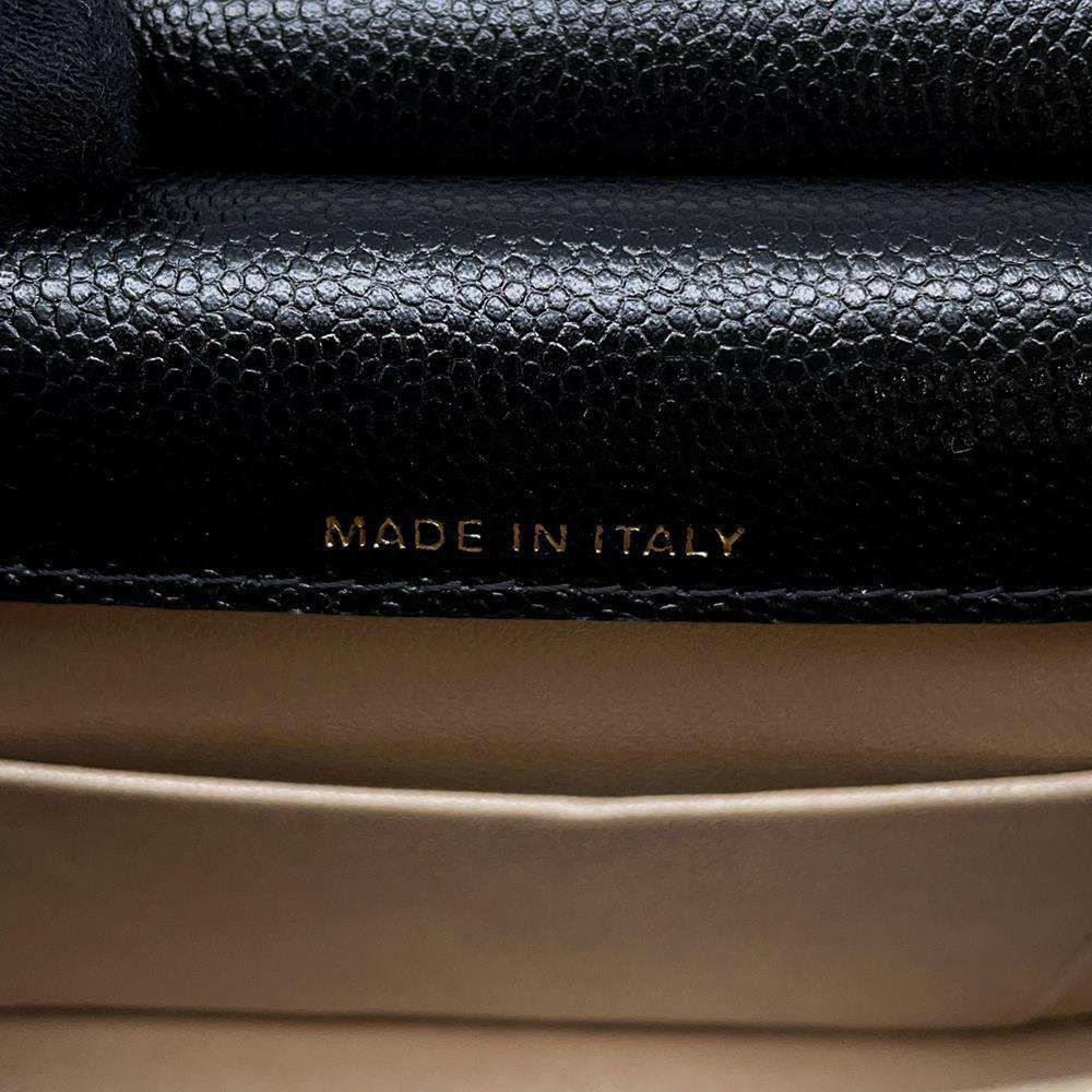 シャネル チェーンショルダーバッグ マトラッセ ココマーク キャビアスキン AP3004 CHANEL バッグ 黒