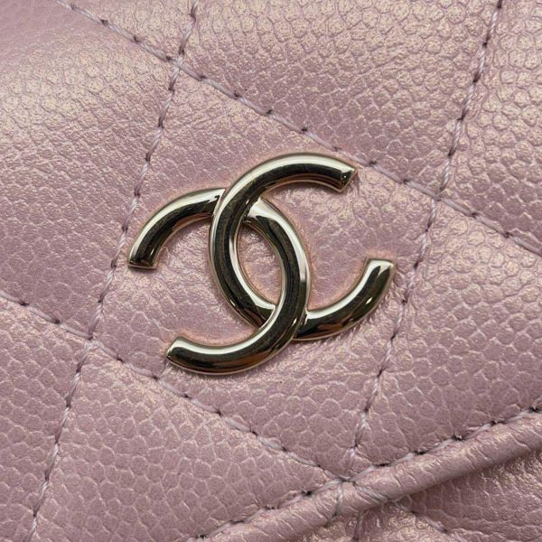 シャネル コインケース マトラッセ フラップ コインパース ココマーク キャビアスキン AP2119 CHANEL 財布 小銭入れ