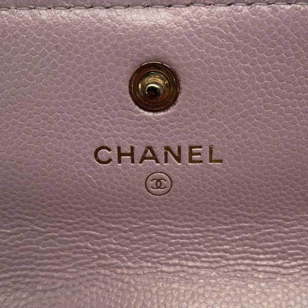 シャネル コインケース マトラッセ フラップ コインパース ココマーク キャビアスキン AP2119 CHANEL 財布 小銭入れ