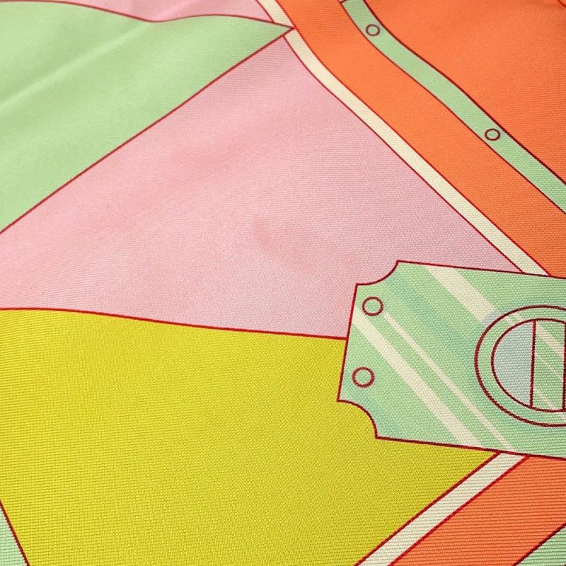 エルメス スカーフ カレ90 六分儀 SEXTANTS HERMES シルク