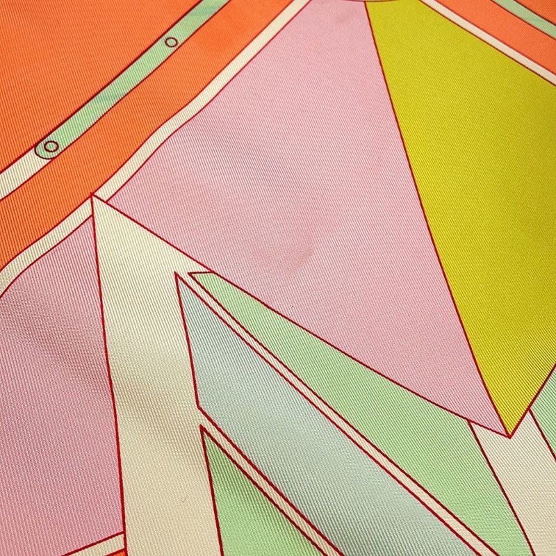 エルメス スカーフ カレ90 六分儀 SEXTANTS HERMES シルク