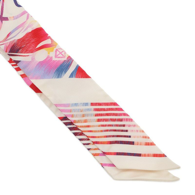 エルメス スカーフ ツイリー マーブルシルク エクスリブリス EX-LIBRIS HERMES シルクツイル 京都マーブル