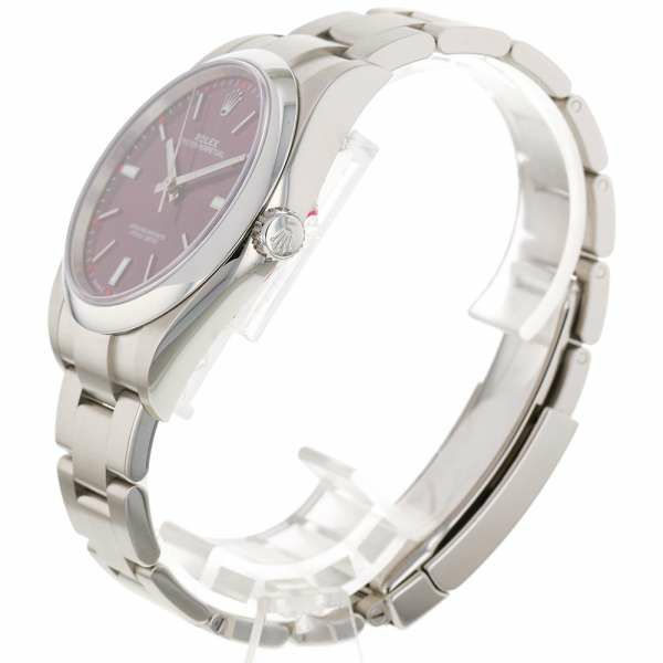 ロレックス オイスターパーペチュアル39 ランダム 114300  ROLEX 腕時計 レッドグレープ文字盤