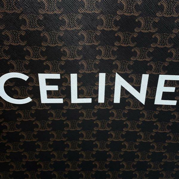 セリーヌ トートバッグ トリオンフ バーティカルカバ ミディアム 194432CIM CELINE 2wayショルダーバッグ 黒