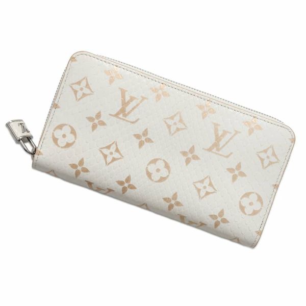 ルイヴィトン 長財布 モノグラム パイソン ジッピー・ウォレット N97773 LOUIS VUITTON 財布 白