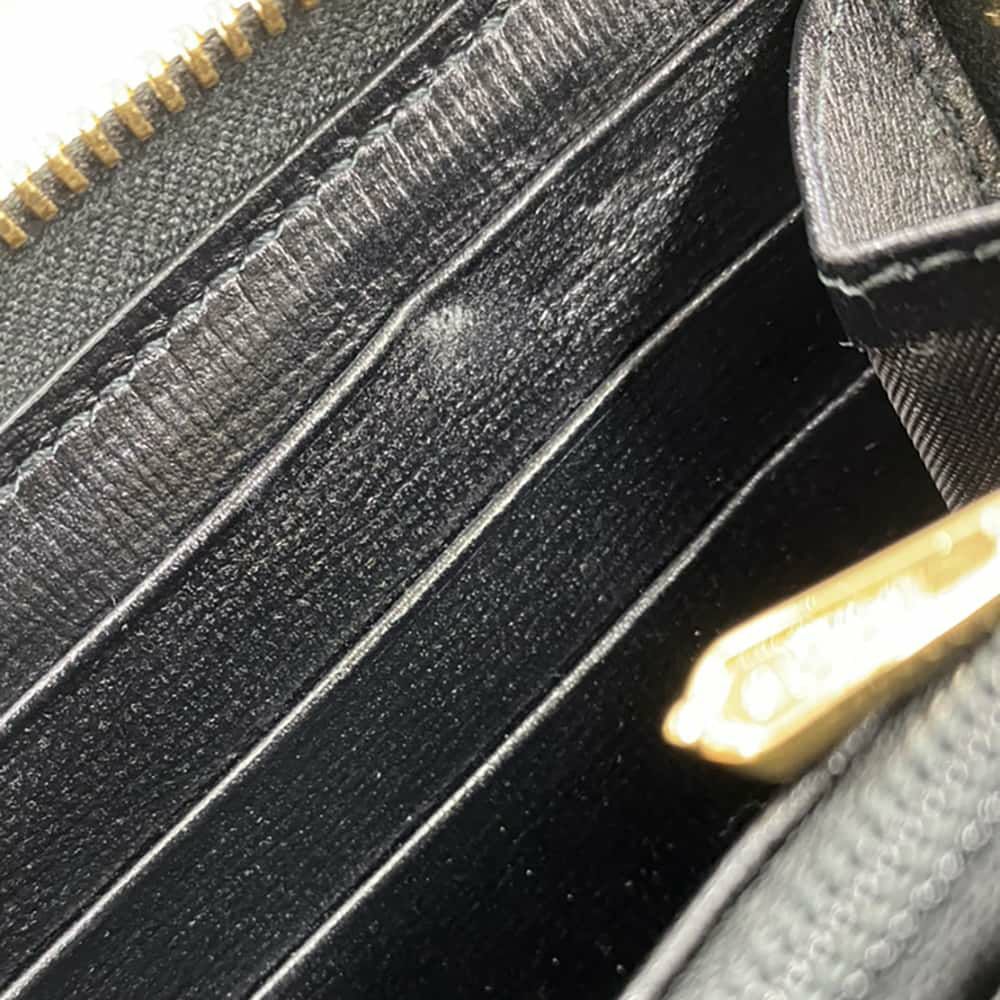 グッチ 長財布 インターロッキングG レザー 598543 GUCCI 財布 黒