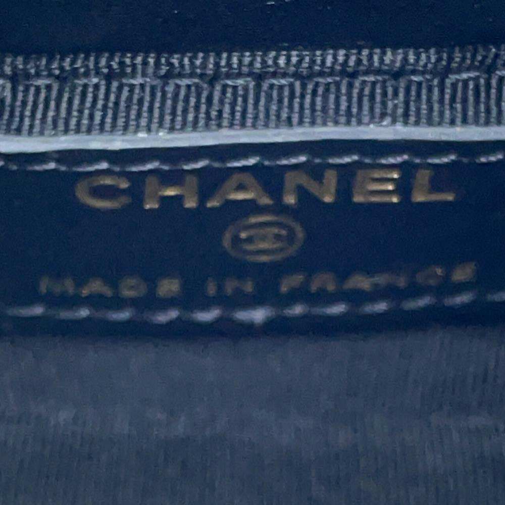 シャネル チェーンショルダーバッグ マトラッセ ココマーク キルティング ラムスキン CHANEL ポシェット ポーチ 黒