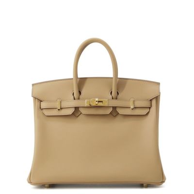 エルメス バーキン25 ビスキュイ/ゴールド金具 スイフト K刻印 HERMES