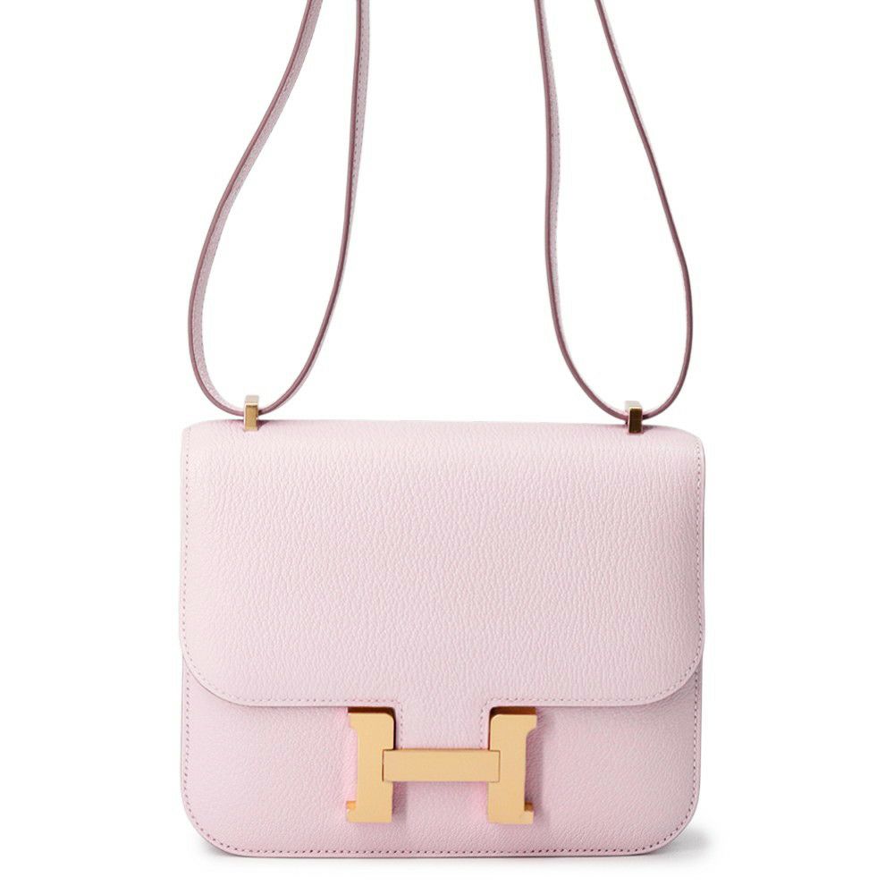 エルメス ミニ コンスタンス3 ミロワール モーヴペール/ピンクゴールド