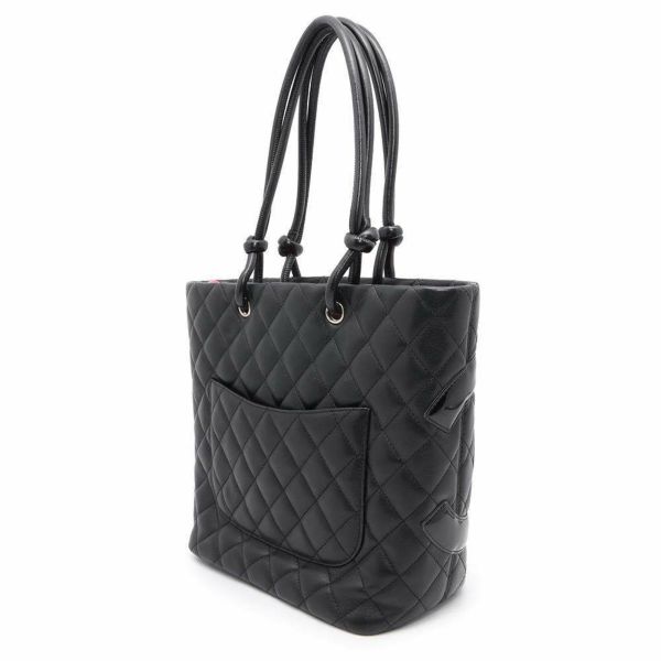シャネル ハンドバッグ カンボンライン ココマーク ミディアムトート A25167 CHANEL バッグ 黒