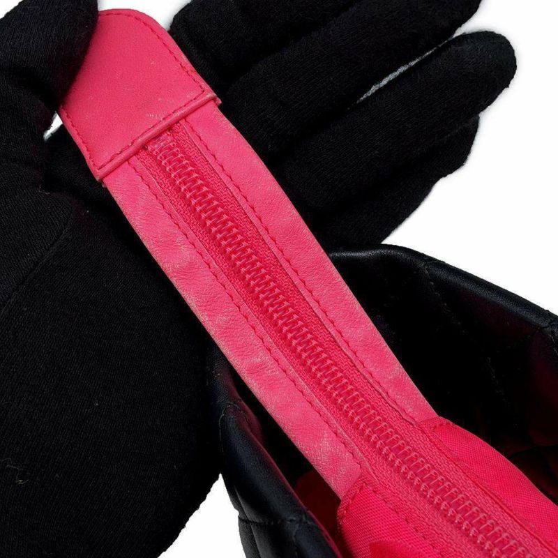 シャネル ハンドバッグ カンボンライン ココマーク ミディアムトート A25167 CHANEL バッグ 黒