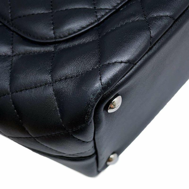シャネル ハンドバッグ カンボンライン ココマーク ミディアムトート A25167 CHANEL バッグ 黒