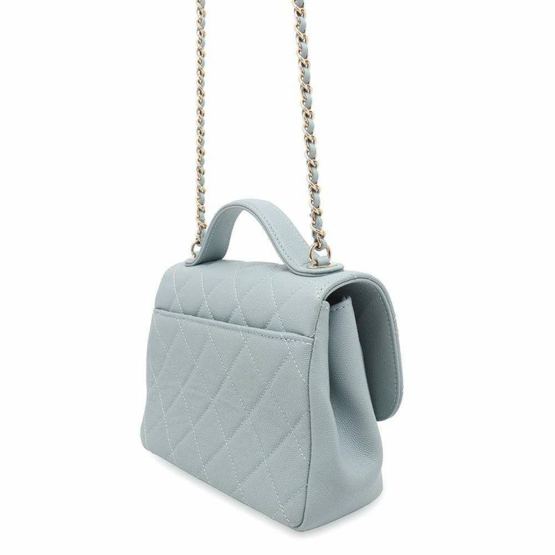 シャネル ハンドバッグ マトラッセ ココマーク アフィニティ スモール キャビアスキン A93749  2wayチェーンショルダー