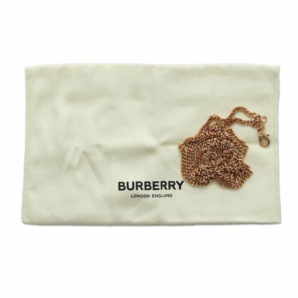 バーバリー チェーンカードケース TBロゴ キャンバス レザー BURBERRY 財布