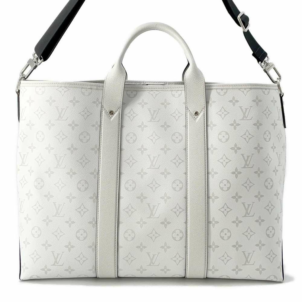 ルイヴィトン トートバッグ モノグラム/タイガ ウィークエンド・トート NM M30919 LOUIS VUITTON 2way 白 ホワイト タイガラマ