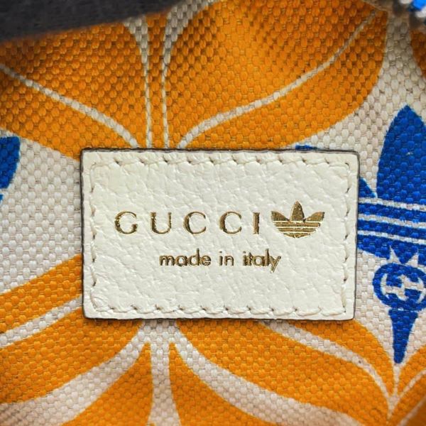 グッチ コインケース アディダスコラボ トレフォイル プリント マルチケース 721903 GUCCI ポーチ カードケース