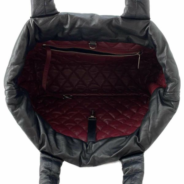 シャネル トートバッグ コココクーンMM ココマーク ナイロン A47107 CHANEL バッグ 黒