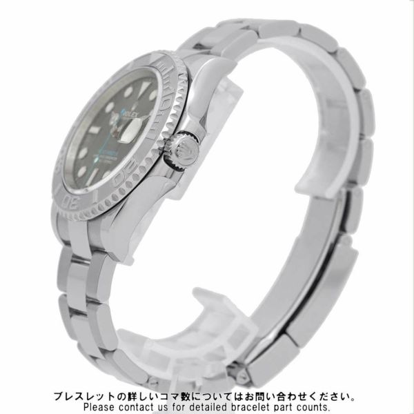 ロレックス ヨットマスター ロレジウム SS/プラチナ ランダムシリアル ルーレット 126622 ROLEX 腕時計 スレート文字盤