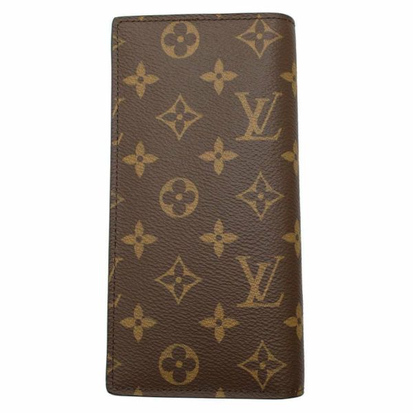 ルイヴィトン 長財布 モノグラム ポルトフォイユ・ブラザ M66540 LOUIS VUITTON ヴィトン 財布 メンズ