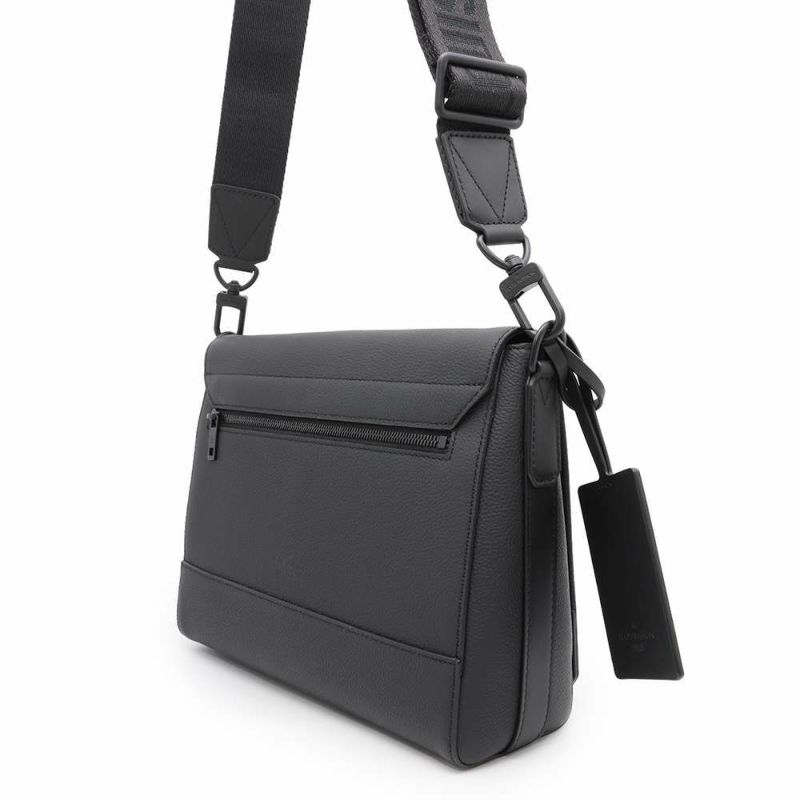 ルイヴィトン ショルダーバッグ テイクオフ・メッセンジャー カーフレザー M57080 ヴィトン ブラック 黒