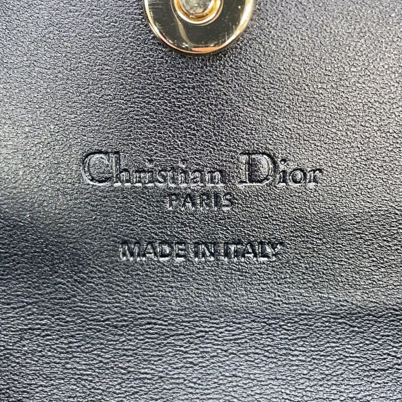クリスチャン・ディオール 長財布 カナージュ My Dior Violet ラムスキン S6029ONMJ Christian Dior 黒