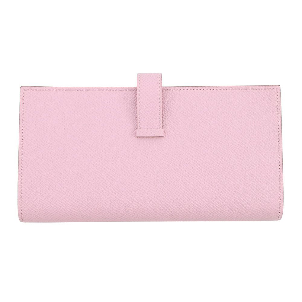 エルメス 長財布 ベアンスフレ モーヴシルベストル/シルバー金具 エプソン U刻印 HERMES 財布