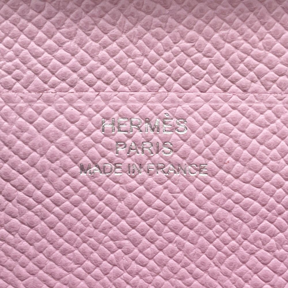 エルメス 長財布 ベアンスフレ モーヴシルベストル/シルバー金具 エプソン U刻印 HERMES 財布