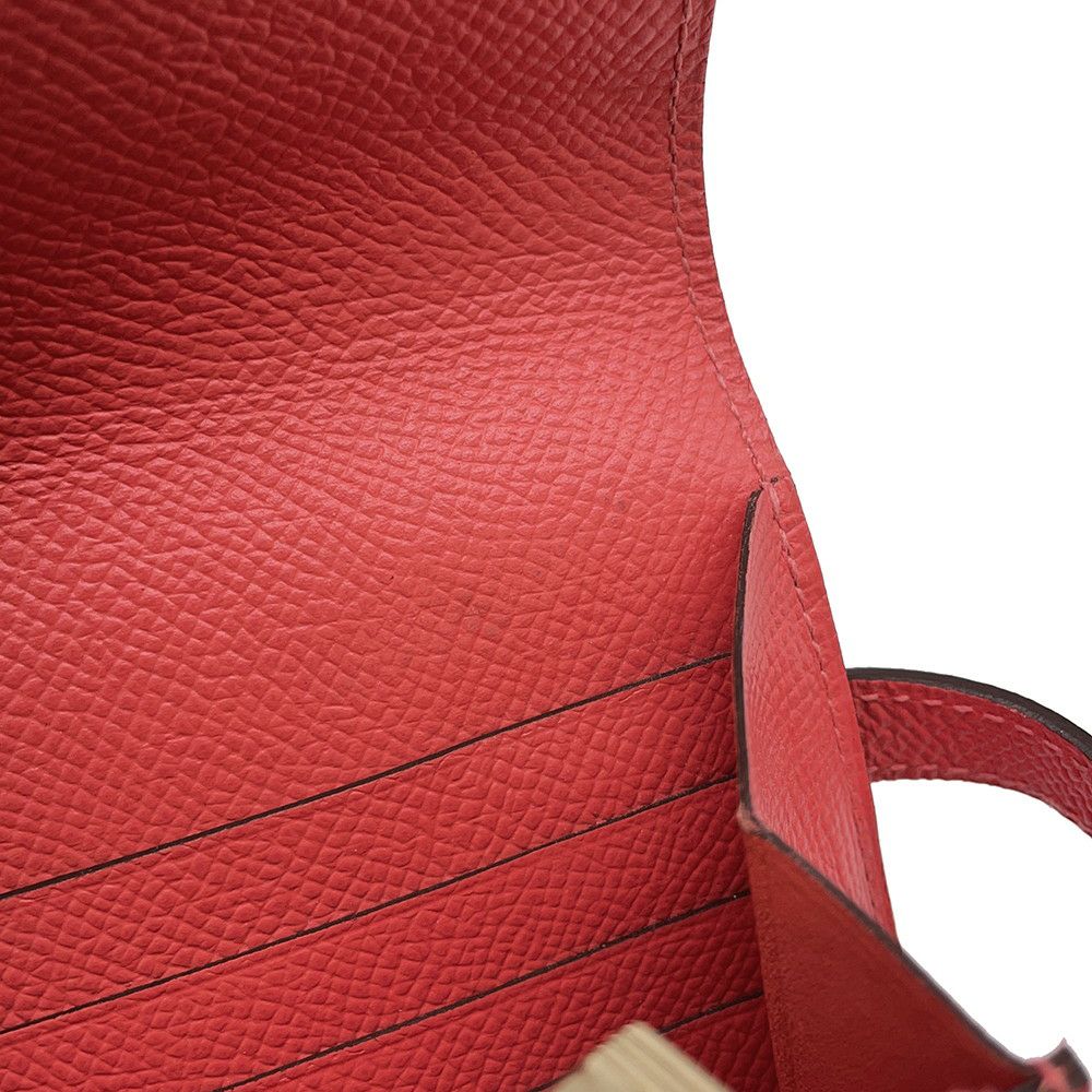 エルメス 長財布 ケリーウォレット ロング ローズジャイプール/ゴールド金具 エプソン X刻印