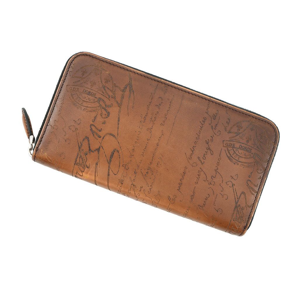 ベルルッティ 長財布 カリグラフィ ラウンドファスナー レザー Berluti メンズ