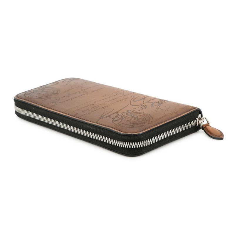 ベルルッティ 長財布 カリグラフィ ラウンドファスナー レザー Berluti メンズ