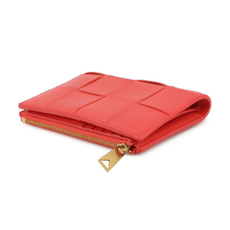 ボッテガヴェネタ 二つ折り財布 カセット ミディアム レザー BOTTEGA VENETA