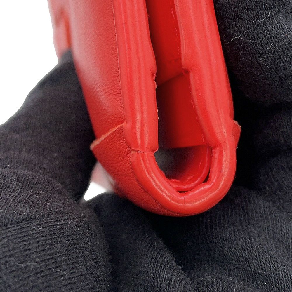 ボッテガヴェネタ 二つ折り財布 カセット ミディアム レザー BOTTEGA VENETA