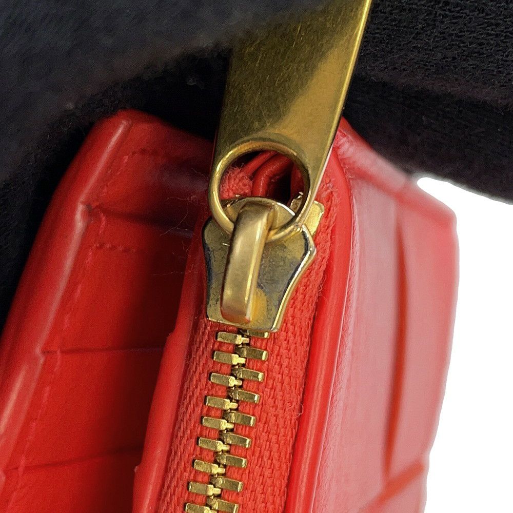 ボッテガヴェネタ 二つ折り財布 カセット ミディアム レザー BOTTEGA VENETA